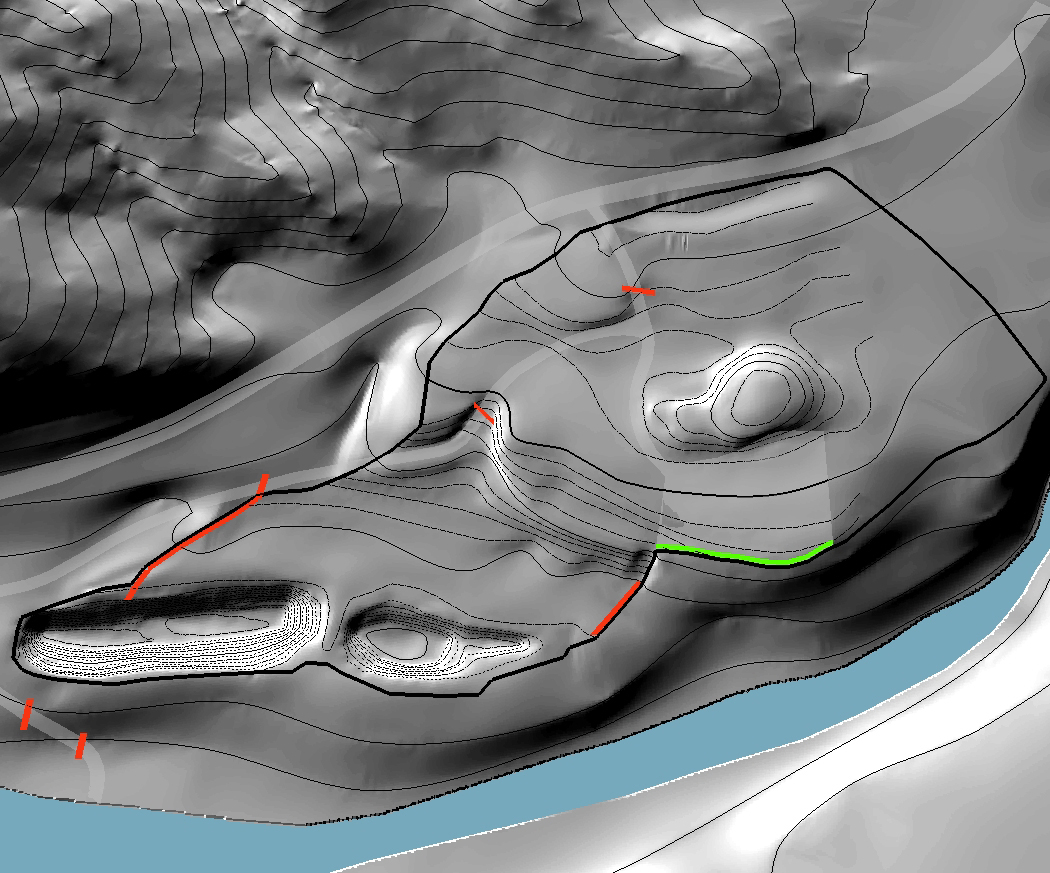 Post-Reclamation Design Plan Map